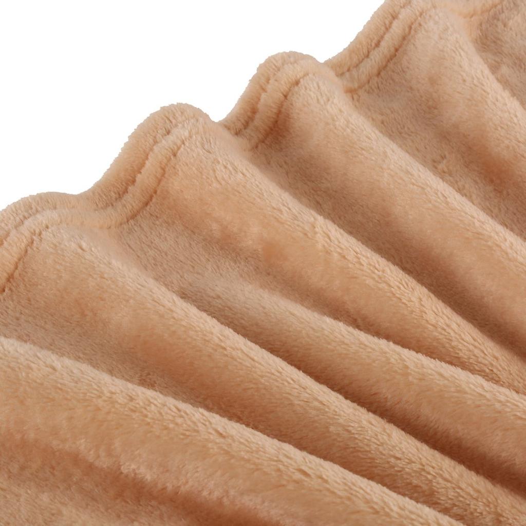 Buy SX Solid Color Soft Blanket Coral Fleece Material Practical Small