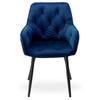 Fluwelen Stoel Nevada Velvet Marineblauw