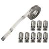 Adjustable Metal Strap Hose Clamps with Comprehensive Installation Guide
