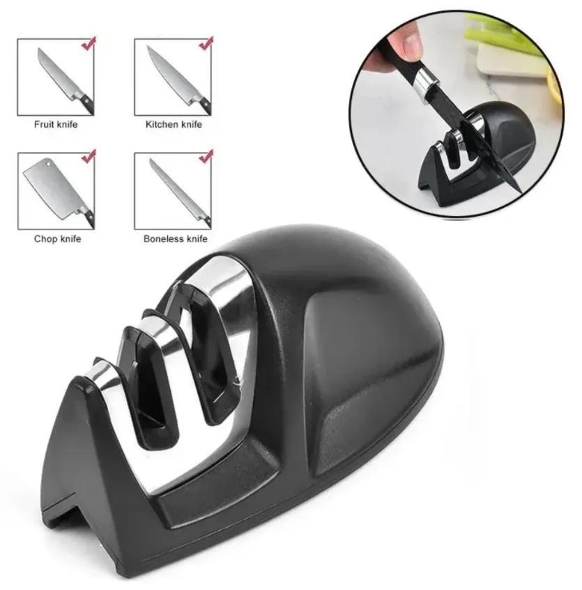 Electric Knife Sharpener, Household Whetstone Knife Sharpener, USB Rechargeable Knife Sharpener with 2-speed Adjustment