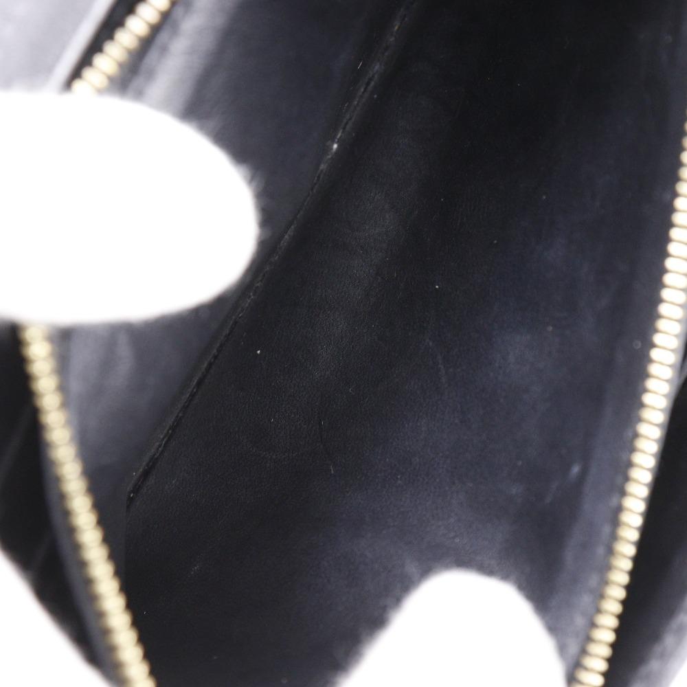 LOUIS VUITTON Portefeiulle Verry Purse M62059 Monogram Noir black leather Women Used