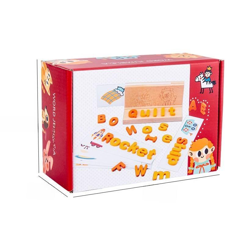 Wooden Alphabet Building Blocks For Kids Learning And Early Education Toy For Parent Child Play