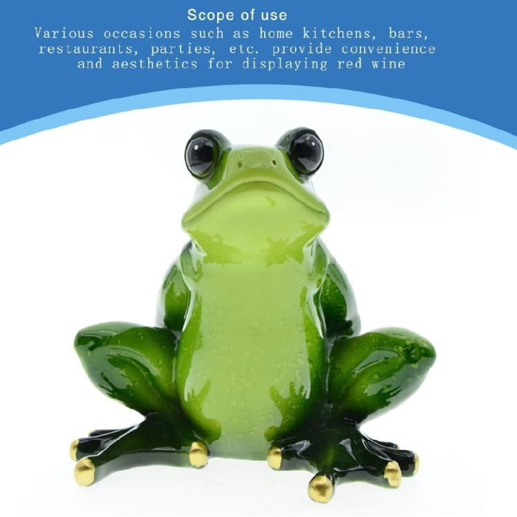 Creative Frogs Themed Wine Bottle Holder Versatile Frogs Wine Bottle Stand for Elegant Presentation in Restaurant