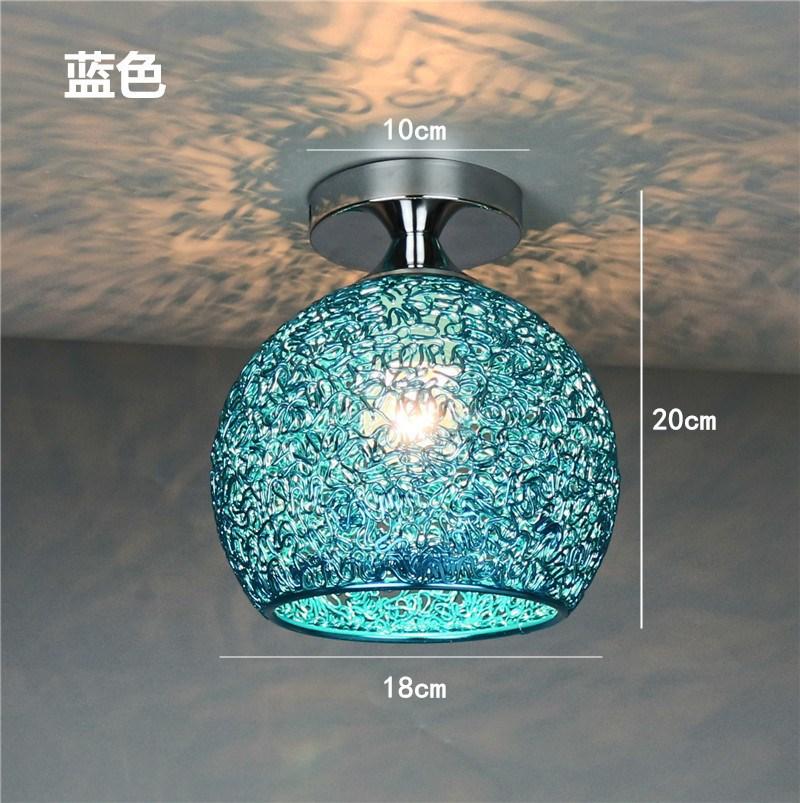 Modern Simple Color LED Ceiling Light Nordic Bedroom Children's Room Balcony Aisle Corridor Home Lamps Originality Ceiling Lamp