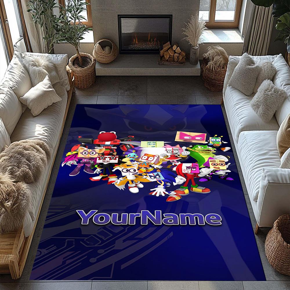 Numberblocks Customizable Name Floor Mat Design for Decorate room Kitchen Balcony Study room Antislip Carpet Office home decor