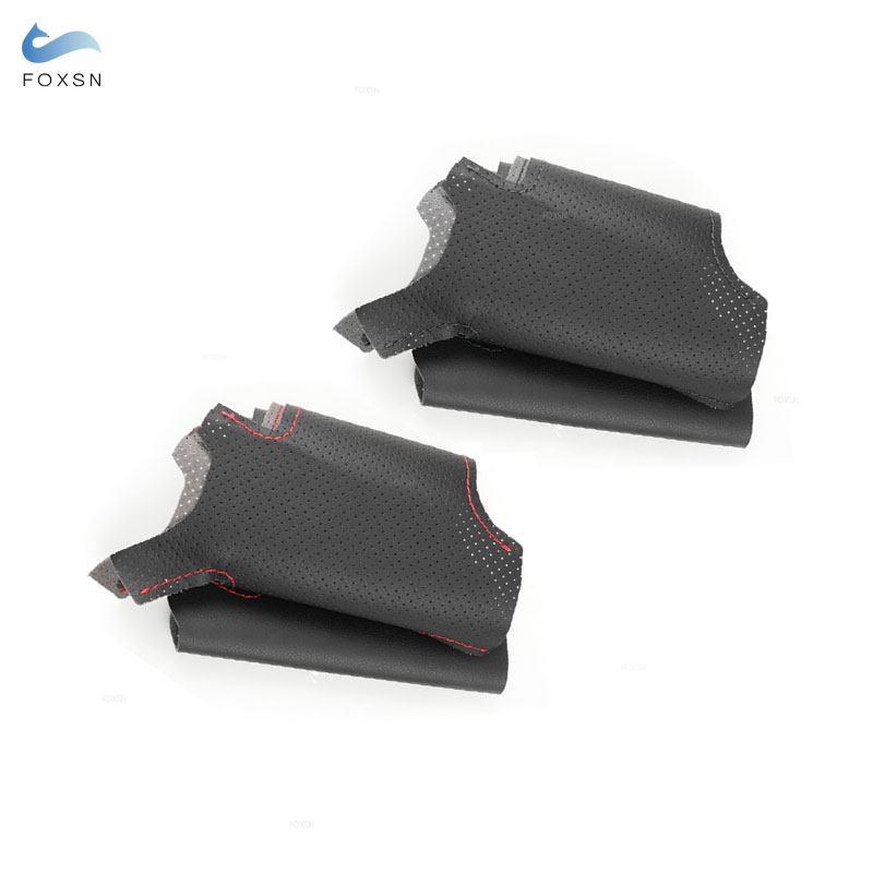 Für Land Rover Discoverer 3 4 Freelander 2 Range Rover Sport Edition Handgenähte Autolenkradabdeckung Leder