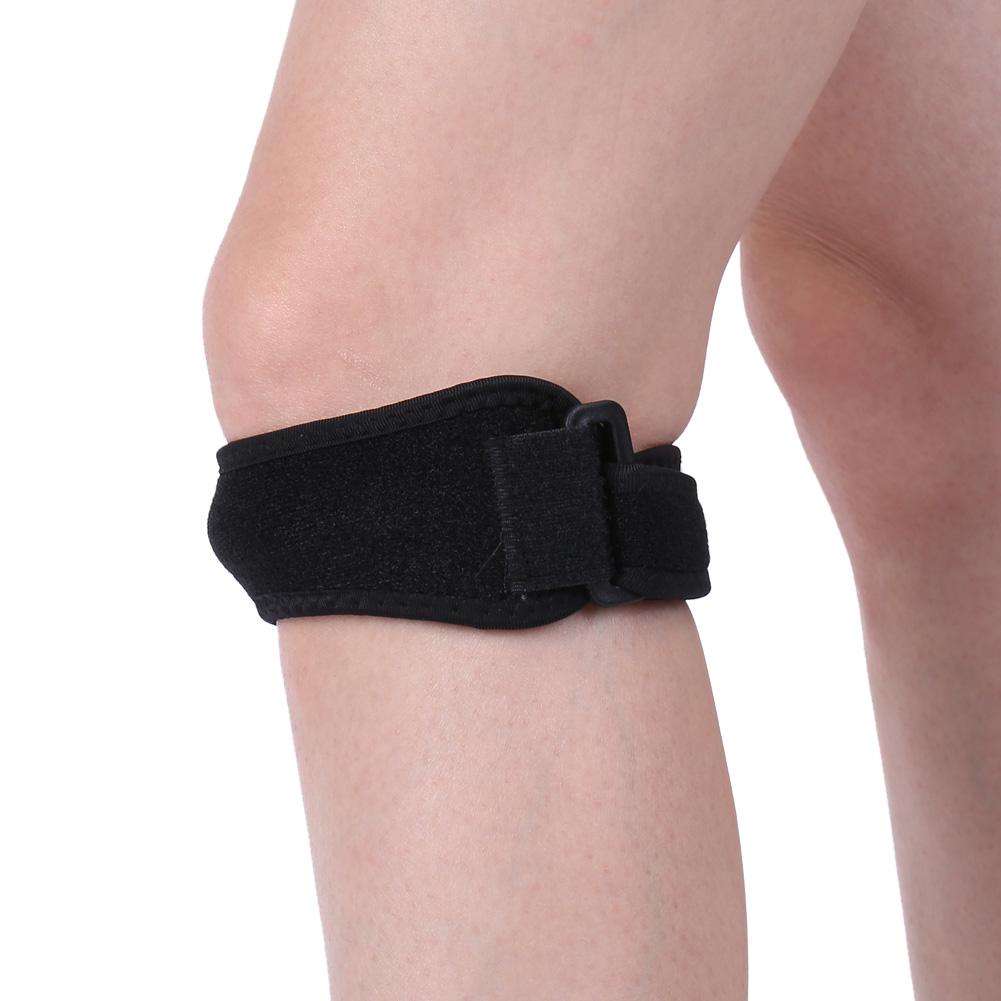 Professional Silicone Knee Support Pad Sports Brace Strap Breathable Kneepad Protection