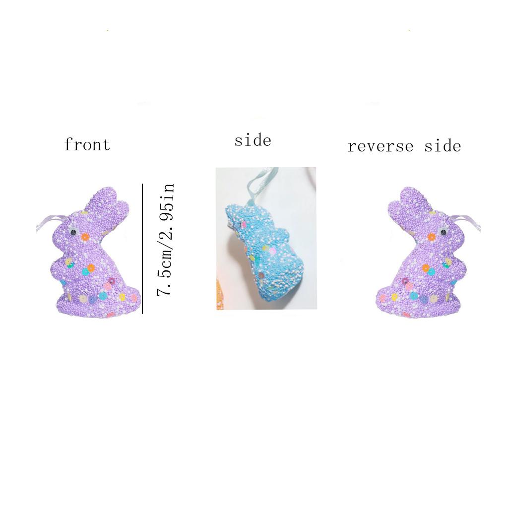 Easter Colored Foam Pendant Festival Party Spring Party Egg Home Garden Decorations