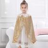 Sparkling Sequins Cloak Cape Princess Cloak Women Christmas Cosplay Costume Accessory For Women Girl Halloween Birthday