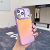 KEYSION Fashion Laser Gradient Colorful Phone Case for iPhone 17 Pro Max Soft TPU+PC Shockproof Back Cover for iPhone 17 Pro
