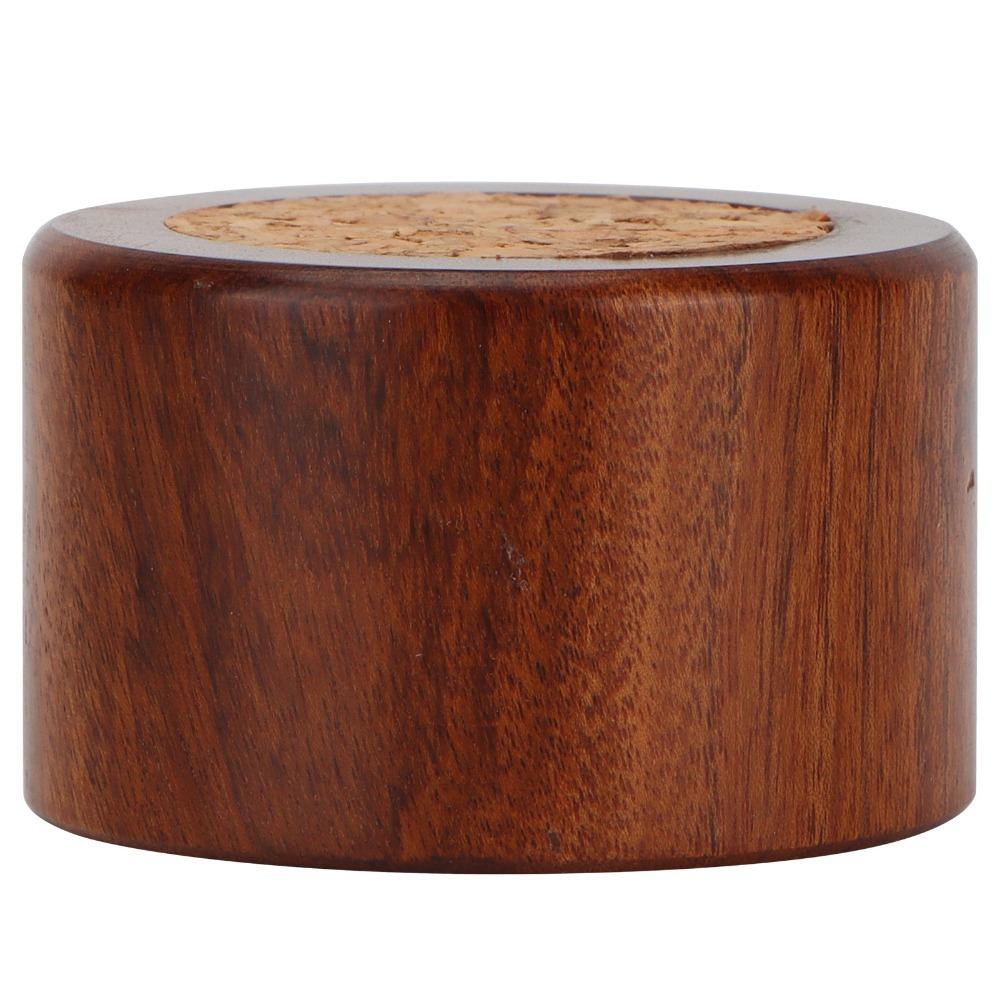 Round Shape Needle Cushion Vintage Style Pin Cushion Wooden Sewing Pincushion Household Decoration Rosewood Needle