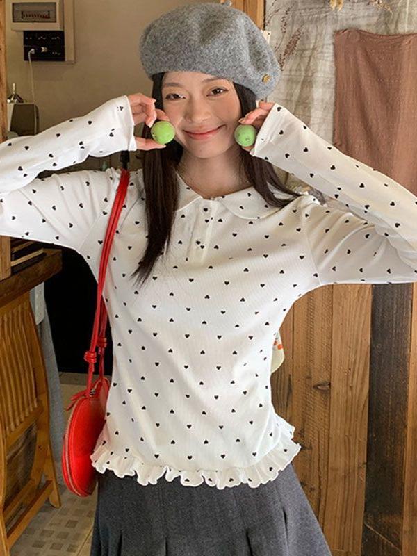 Autumn/Winter Pure Desire Style Spicy Girl Cropped Long-Sleeve T-shirt for Women - Slimming, Versatile Design Base Layer Top