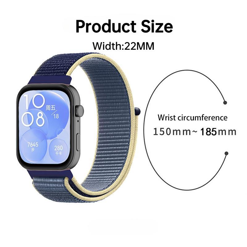 Oficiální nylonový smyčkový řemínek pro Huawei Watch Fit 3 Sportovní náramek Řemínek Correa pro Huawei Watch Fit 3 Chytrý náramek