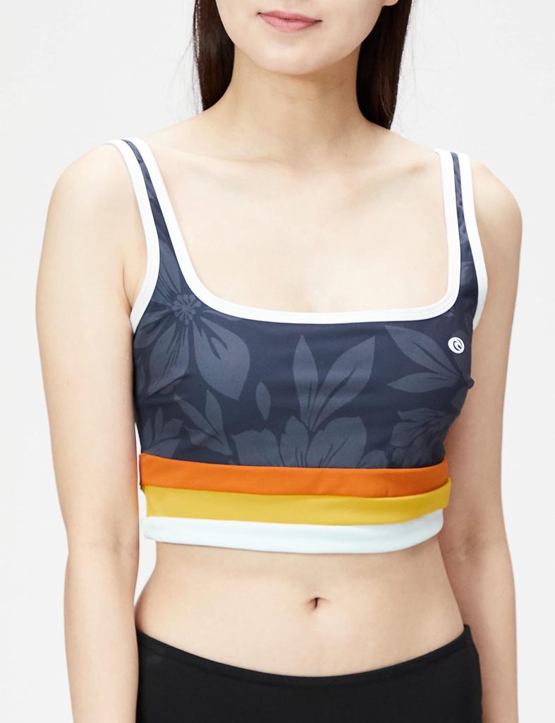Rip Curl VaporCool Bra Top and Mirage Heat Size M Women's (Moisture-Wicking, Quick-Drying, Antibacterial, Odor-Resistant) [GTEHJ9 / Wave] Navy,