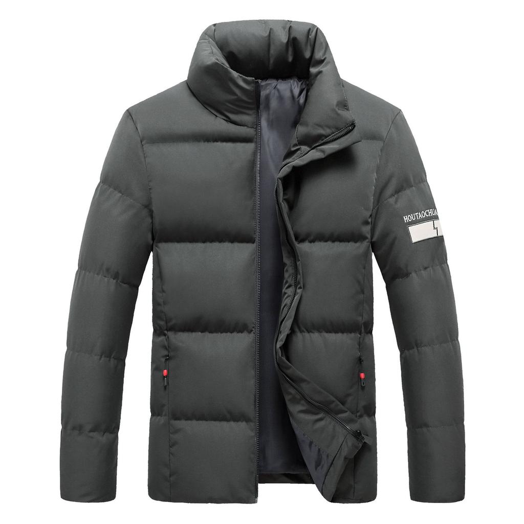 Cotton Men's Slim Winter Stand-up Collar Men's Padded Jacket Down Padded Jacket Thicker Padded Jacket for Men