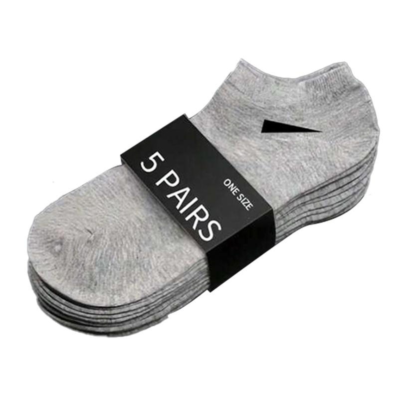 Xiaomi 5/15Pairs Unisex Solid Color Minimalist Ankle Socks Breathable Comfy Casual No Show Socks All-Season Low Cut Socks for Men Women