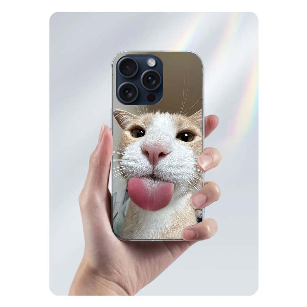 Pet Cat Funny Memes Clear Phone Case For Iphone 17 Air 16 Pro Max 15 Pro 14 Plus 17E 16E 11 13 12 Mini Cover Cases Fundas Cell T