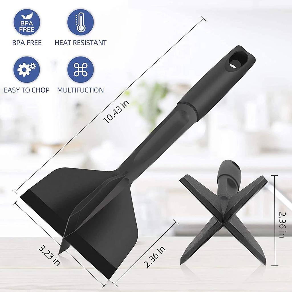 1pc Handheld Household Kitchen Meat Chopper Mixing Rice Meat Grinder  Masher Manual meat shredder