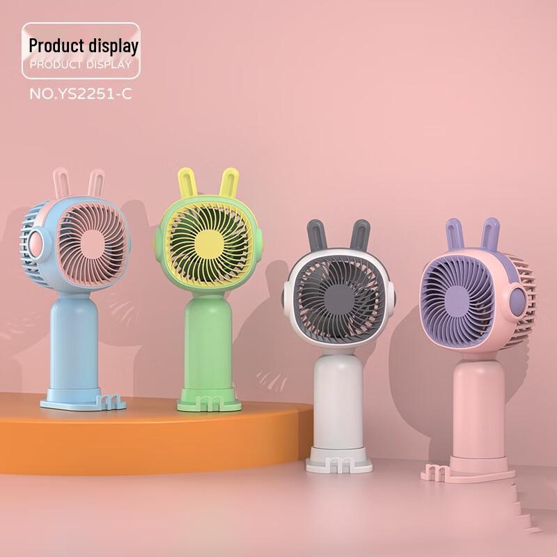 Mini Portable Handheld Fan with Phone Holder