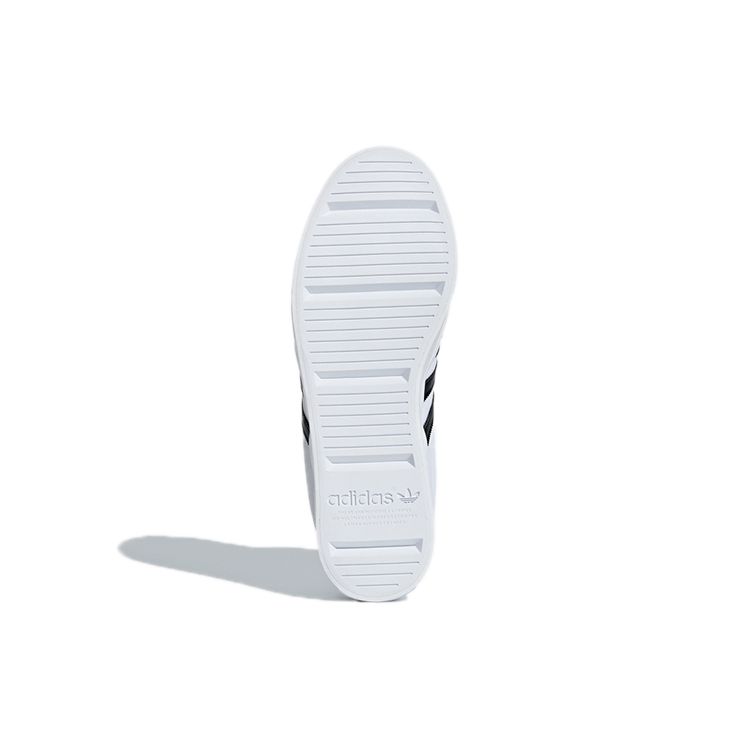 Adidas Originals Court Vantage Heel 3ST Casual Durable Non-Slip Mid-Top Skate Shoes Women Sneakers White Black F36311