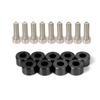 9pcs M8 Aluminum Fender Washers Bolt For Honda Civic B/D/K Series Air Inlet Manifold Engine Screws Decorative Gasket