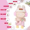 Ruokey Doll Clothes Set 8 Pieces Pink Costume for 15cm 17cm Plush Toys Dress Up Accessories