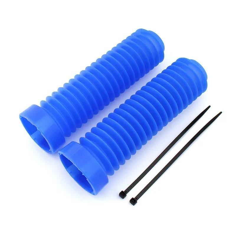 Motorcycle Rubber Front Fork Shock Boot Dust Cover Protection for Honda ATC 250R 1983-1986 Motorbike Accessories
