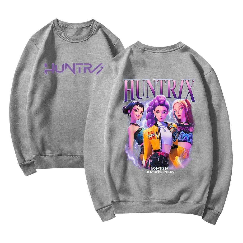 Damemote Casual Langermet trykt rundhals sweatshirt topp