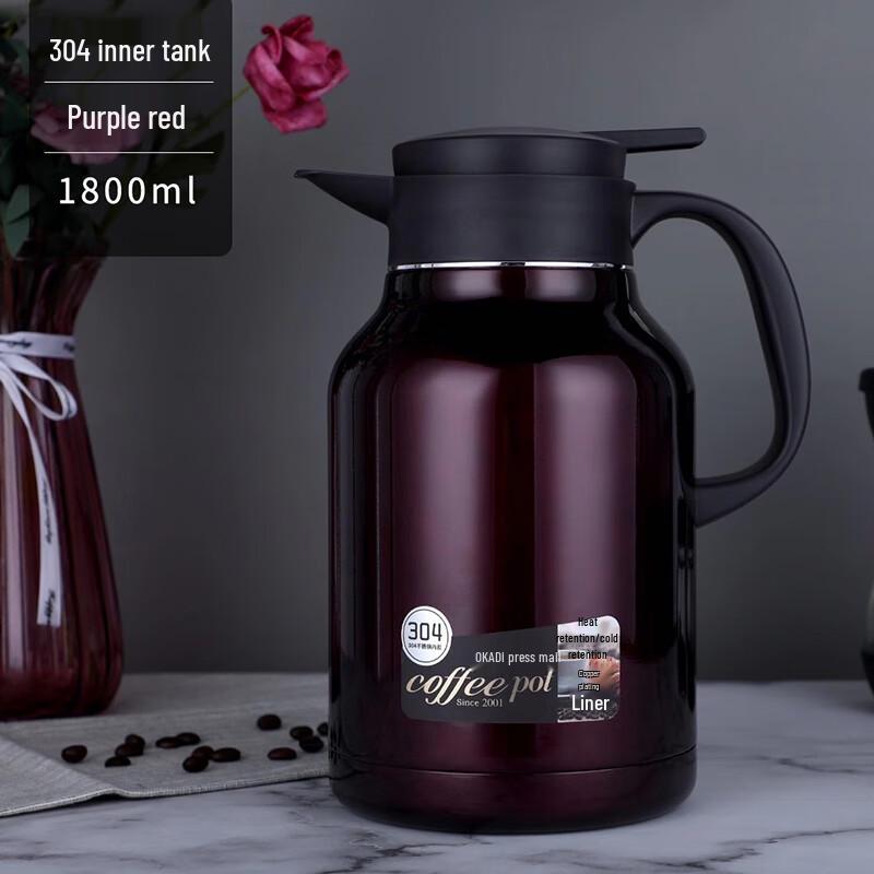 DKADI 304 Stainless Steel Insulated Thermos Pot