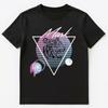 Mark Name Retro Vaporwave Aesthetic Art Style Tiger Unisex T-shirt Tops Tees Unisex