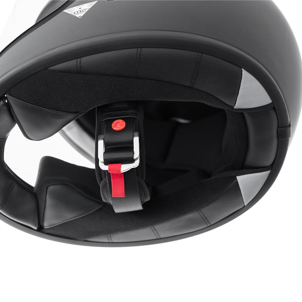 KOMINE Neo Retro Full Face Helmet Dark Mocha XL 01-190 HK-190