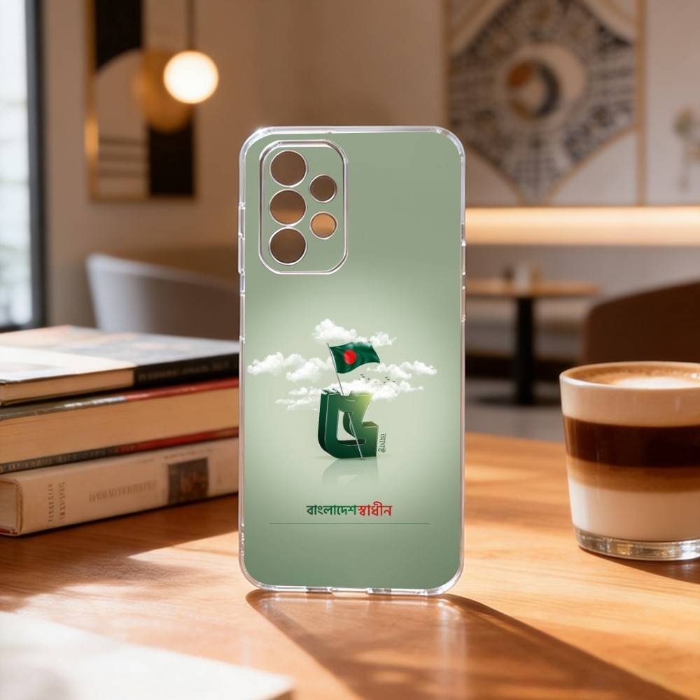 B-Bangladesh F-Flag  Phone Case For Samsung S25,S24,S21,S22,S23,S30,Ultra,S20,Plus,Fe Transparent Cover
