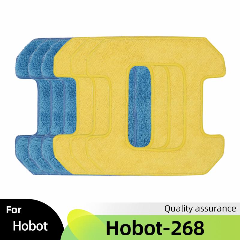 Panni Lavapavimenti per Pulizia a Umido e Strofinamento a Secco per Robot Pulitore Finestre Hobot 268 Panni in Microfibra Parti di Ricambio Accessori