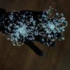 Gifts Handmade Wedding Dress Earrings Transparent Ear Ornaments Colorful Flower Earrings Flowers Elegant Bridal Jewelry