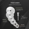 7-Piece High-Speed Steel Circular Saw Blades Set for Wood, Plastic & Small Electric Grinders
