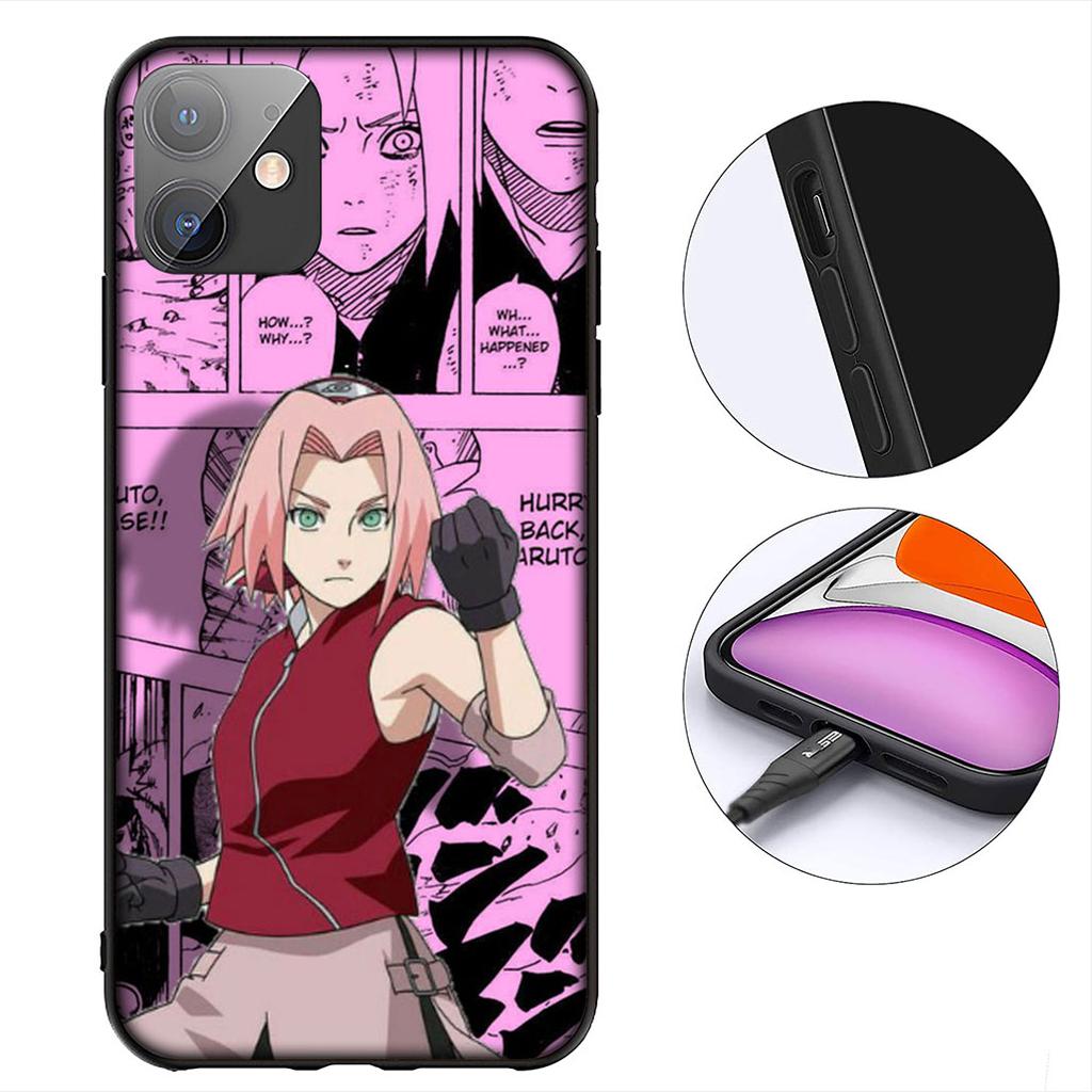 Haruno Sakura Uchiha Sasuke Narutos Phone Case for Apple iPhone 16 17 Air 14 15 Pro Max Plus 16+ 16E 14+ ProMax Protective Cover