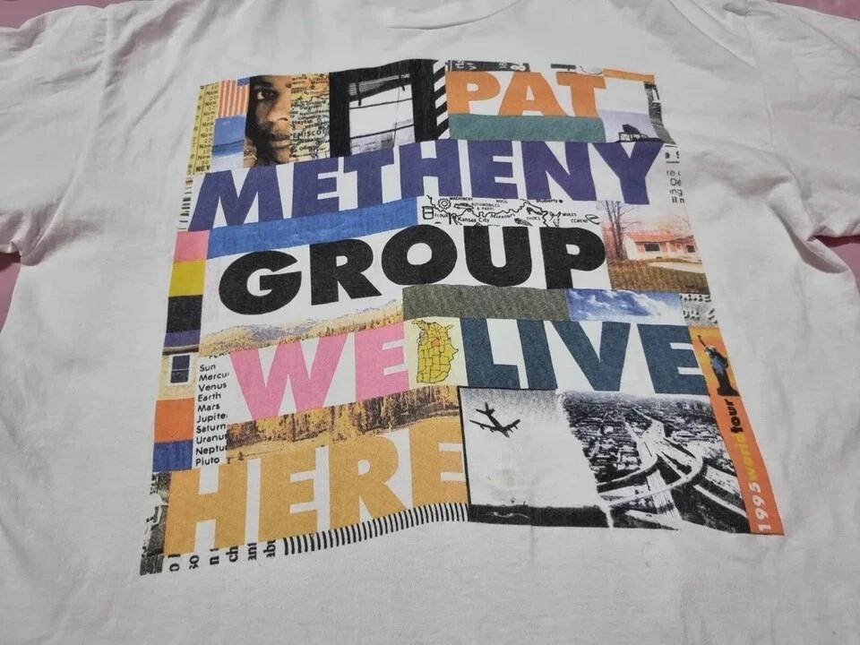 Pat Metheny Group We Live Here World Tour Shirt White Unisex S-2345XL 2XL
