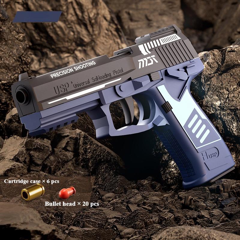 Pistolet Zabawkowy M1911 Pistolet na Miękkie Kulki z Wyrzucanymi Łuskami Blaster Ręczny Airsoft Pistolet na Powietrze Wyrzutnia Dla Dzieci Dorosłych Gry Strzeleckie