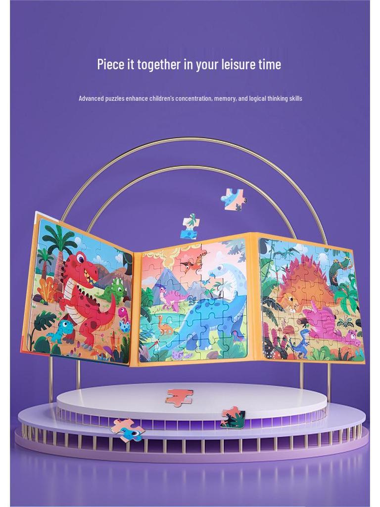 Large Magnetic Puzzle for Early Childhood Education - Suitable for 2-6 Year Olds, Boys & Girls