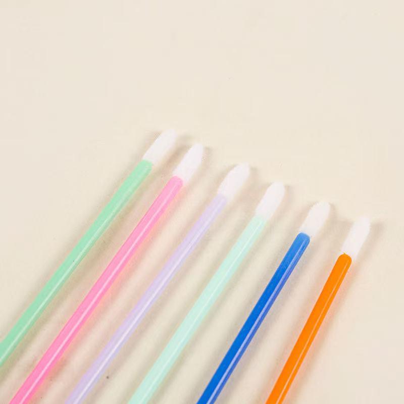 50-Pack Cross-Border Grafted Eyelashes with Solid Rod Lip Brush and Makeup Tool Set