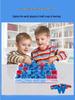 English Alphabet Magnet Tiles: Uppercase & Lowercase Letter Stickers for Kids' Education