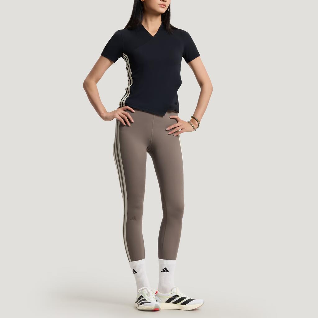 Adidas Samuel Gui Yang Co-Created Wrap Top Sports Casual Short Sleeve T-Shirt Women tops KT7278