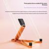 Mini Foldable Keychain Phone Stand Multi-Angle Adjustable Lightweight Hands-Free Cell Phone Holder For Travel Desk