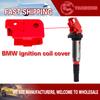 FOR BMW Mini Peugeot Citroen Ignition Coil Cover Red Car Decoration
