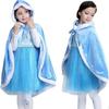 Princess Dressing up Costumes Princess Cloak with Hood Furs Short Hooded Cloak Cosplay Halloween Christmas Costumes