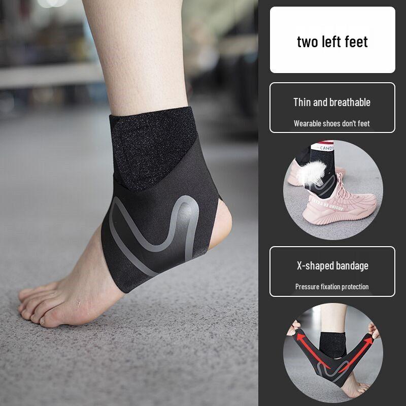 Unisex Sports Ankle Brace: Anti-Inversion Protective Sleeve for Sprain Recovery and Joint Support