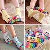 1 Pair Cotton Women Socks Women Cute Casual Five Toe Crew Finger Performance Original Weight Micro Funny Socks