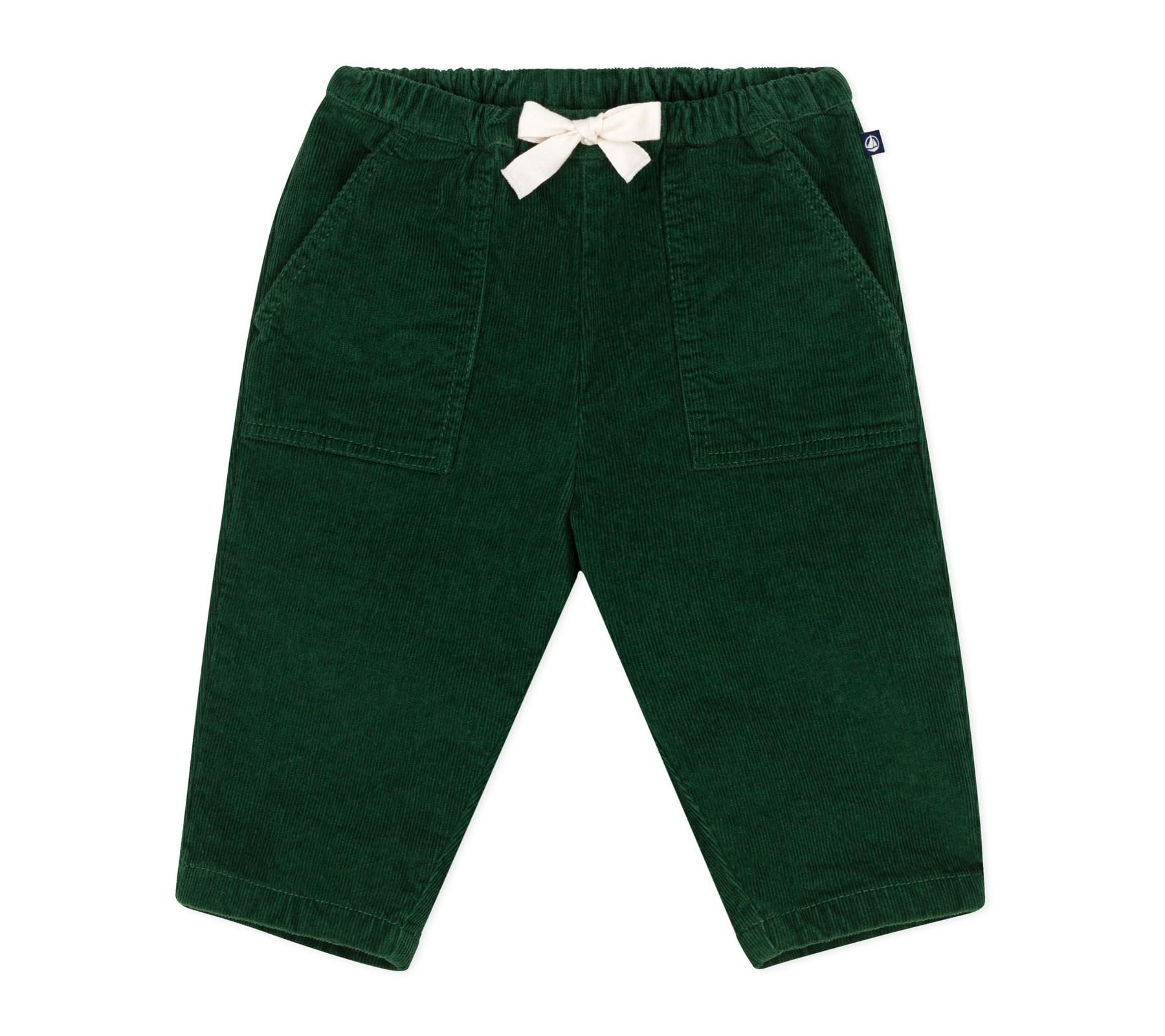 

Petit Bateau Pants A0EE6 24 86cm Green, Months, зелёный