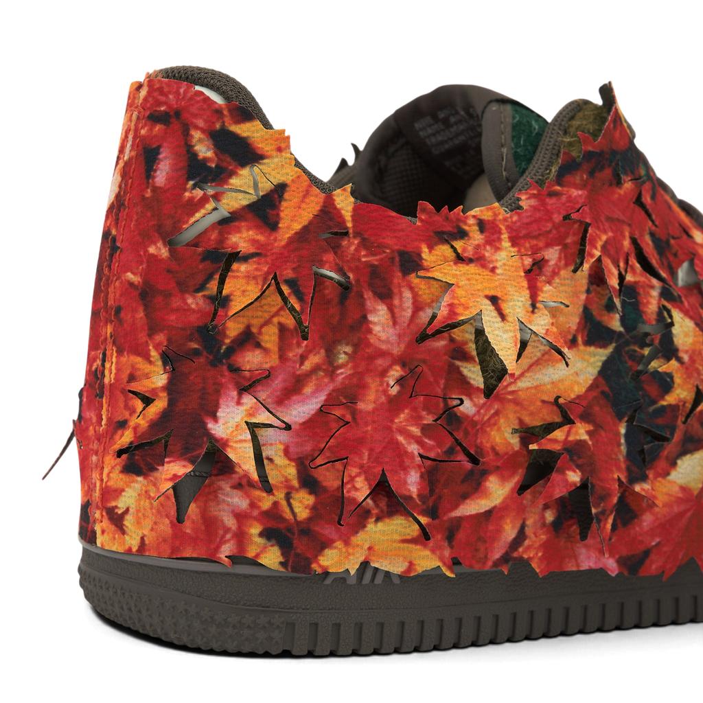 Nike Zapatillas Unisex Air Force 1 Low LX Leaf Camo Naranja Oliva-Flak Vela IM8062-368