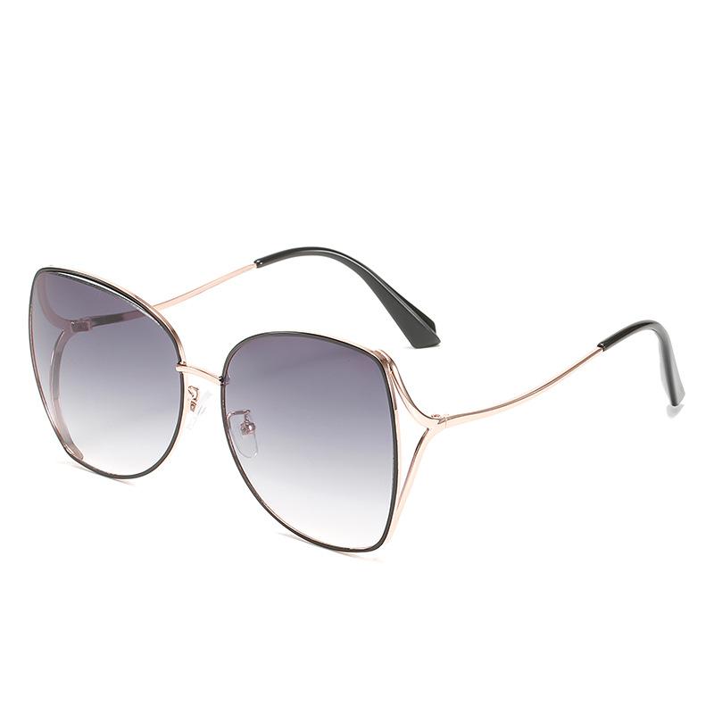 Men Women Sunglasses Square Polygon Sun Glasses Brand Designer Retro Shades Metal Frame Eyewear TOP UV400